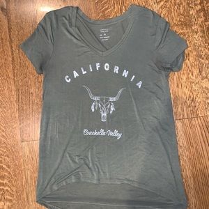 army green t shirt